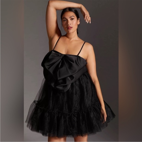 Anthropologie Hutch Take A Bow Mini Dress- 6 - Picture 5 of 10